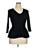 Roz & Ali Black Cardigan Size XL - photo 1
