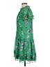 CeCe 100% Polyester Green Casual Dress Size L - photo 5