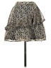 Japna 100% Polyester Animal Print Blue Casual Skirt Size XS - photo 1