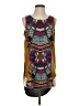 TJ Collection 100% Polyester Brown Sleeveless Blouse Size S - photo 1