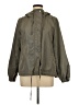 Catherine Malandrino 100% Polyester Solid Green Windbreaker Size L - photo 1