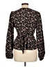Shein 100% Polyester Black Long Sleeve Blouse Size L - photo 2