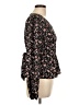 Shein 100% Polyester Black Long Sleeve Blouse Size L - photo 4