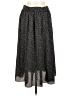 Shein 100% Polyester Polka Dots Black Casual Skirt Size 12 - photo 1