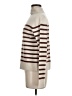 Vince. Stripes Tan Wool Pullover Sweater Size M - photo 5