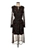 Bobeau 100% Polyester Paisley Black Cocktail Dress Size S - photo 1