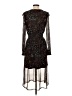 Bobeau 100% Polyester Paisley Black Cocktail Dress Size S - photo 2