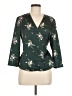 Ted Baker London 100% Polyester Green 3/4 Sleeve Blouse Size 6 (2) - photo 1