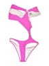 Unbranded Color Block Pink One Piece Swimsuit Size L - photo 1