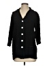 Sleeper 100% Viscose Black 3/4 Sleeve Button-Down Shirt Size S - photo 1