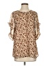 Doe & Rae 100% Polyester Brown 3/4 Sleeve Blouse Size S - photo 1