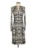 Tory Burch 100% Silk Graphic Ivory Cocktail Dress Size XS - photo 1
