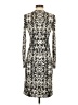 Tory Burch 100% Silk Graphic Ivory Cocktail Dress Size XS - photo 2