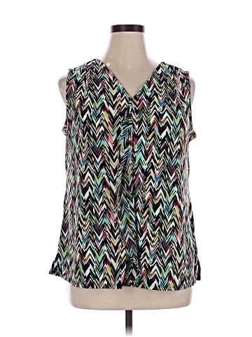 Roz & Ali Sleeveless Blouse (view 1)