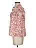 Parker Red Short Sleeve Silk Top Size S - photo 5