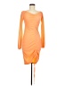 Unbranded Orange Cocktail Dress Size M - photo 1