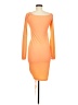 Unbranded Orange Cocktail Dress Size M - photo 2