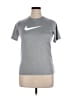 Nike 100% Polyester Silver Active T-Shirt Size XL - photo 1