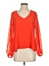 Lovers + Friends 100% Polyester Orange 3/4 Sleeve Blouse Size S - photo 1