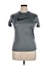 Nike 100% Polyester Gray Active T-Shirt Size XL - photo 1