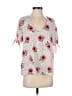 Emery Rose 100% Polyester Ivory Short Sleeve Blouse Size S - photo 1