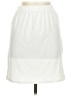 Unbranded Solid White Casual Skirt Size M - photo 1