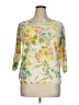 Emma James Floral Yellow Pullover Sweater Size 1X - photo 1