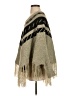 Love By Design Chevron-herringbone Tan Poncho Size XS - Sm - photo 5