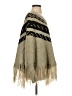 Love By Design Chevron-herringbone Tan Poncho Size XS - Sm - photo 4