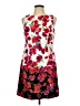 Chaps Floral Red Cocktail Dress Size 10 (petite) - photo 1