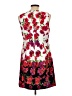 Chaps Floral Red Cocktail Dress Size 10 (petite) - photo 2