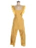 Minkpink 100% Viscose Hearts Gold Jumpsuit Size M - photo 1