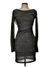 Mystic Metallic Gray Cocktail Dress Size L - photo 1