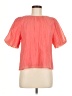 On 34th Orange Short Sleeve Blouse Size M - photo 1