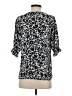 Well Worn 100% Polyester Black 3/4 Sleeve Blouse Size XS - photo 2