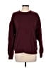 Cotton On Solid Burgundy Sweatshirt Size S - photo 1
