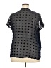 Unbranded Black Short Sleeve Blouse Size 2X - photo 2