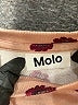 Molo 100% Cotton Hearts Tan Dress Size 86cm - photo 3
