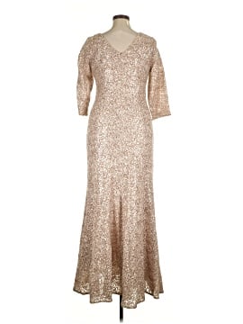 green emerald velvet dress Alex Evenings Long Embroidered Dress w/ Matching Shawl – Modern Dress main image 0