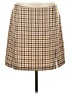 Primark Plaid Brown Tan Casual Skirt Size 12 - photo 1