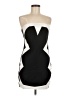 Bebe Graphic Black Cocktail Dress Size M - photo 1