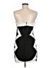 Bebe Graphic Black Cocktail Dress Size M - photo 2