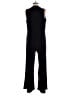 Nina Leonard Solid Black Jumpsuit Size M - photo 2