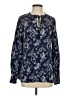 Talbots 100% Rayon Blue Long Sleeve Blouse Size S - photo 1