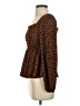 Shein 100% Polyester Brown Long Sleeve Blouse Size 2 - photo 5