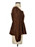Shein 100% Polyester Brown Long Sleeve Blouse Size 2 - photo 4