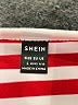 Shein Stripes Red Short Sleeve Turtleneck Size L - photo 7