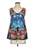 Clover Canyon 100% Polyester Blue Sleeveless Blouse Size S - photo 1