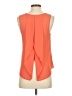 Norah 100% Polyester Orange Sleeveless Blouse Size S - photo 2