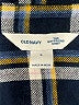 Old Navy 100% Cotton Plaid Blue Long Sleeve Button-Down Shirt Size L - photo 7